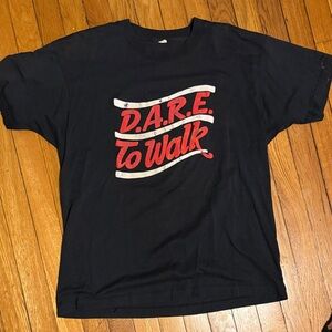 Black D.A.R.E. Graphic T-Shirt